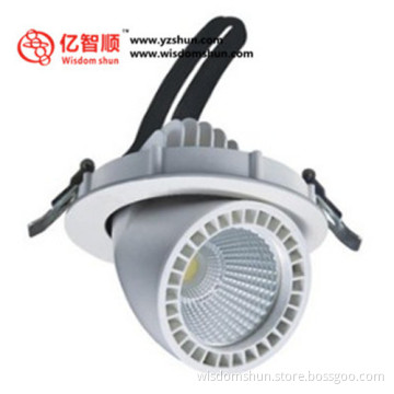 4 inch deep anti glare cut out 85mm cob dimmable led downlight